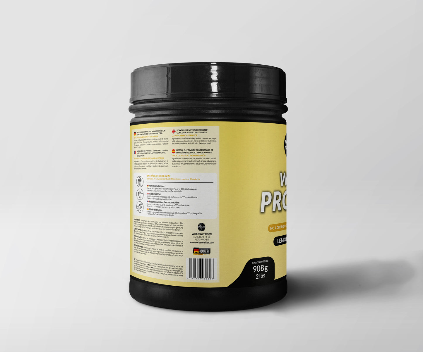 Whey Proteine Citrus Käsekuchen