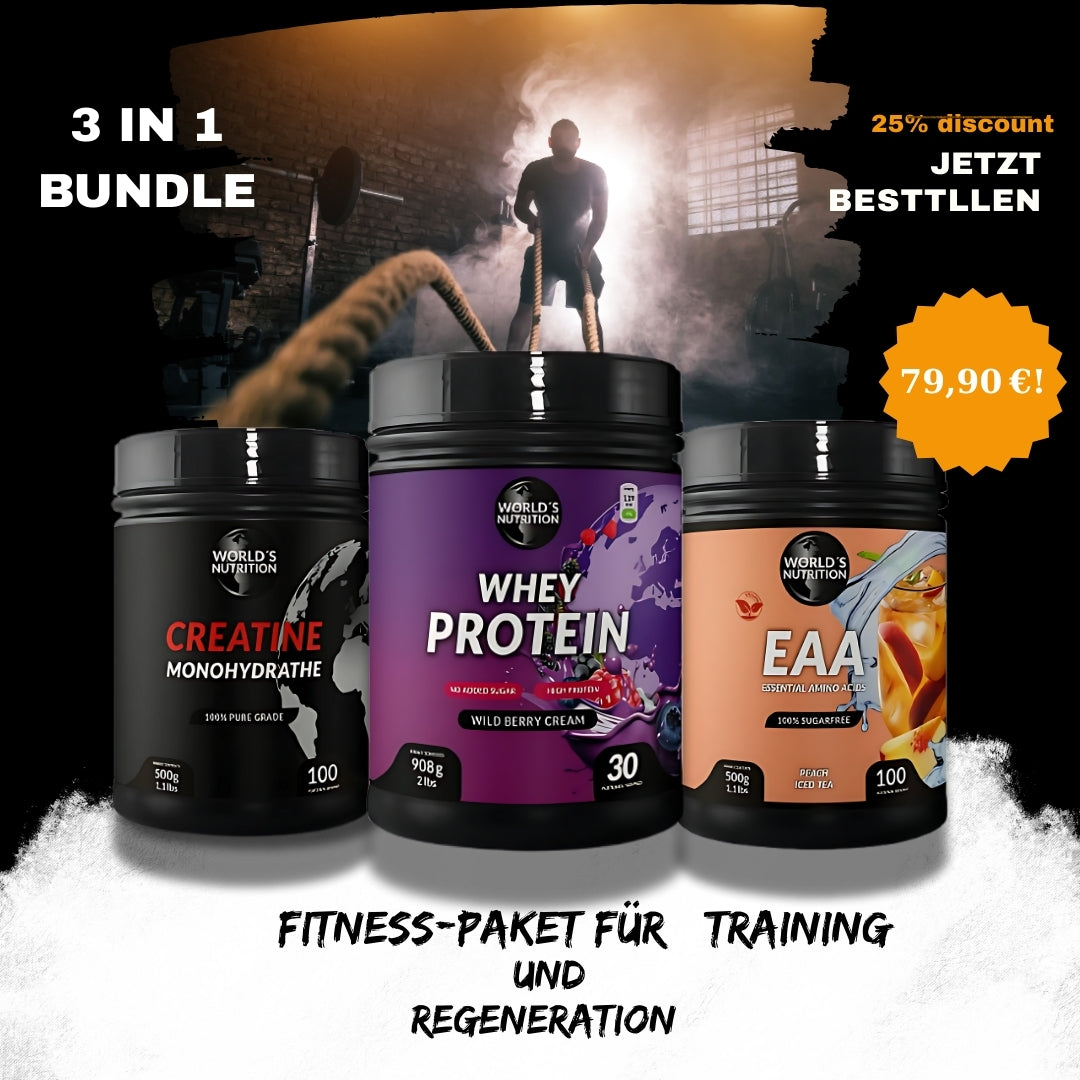 Fitness-Bundle für Training & Regeneration