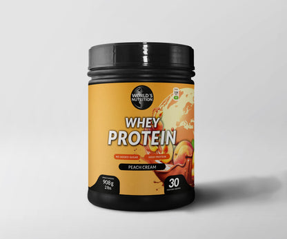 Whey Proteine Pfirsich Sahne
