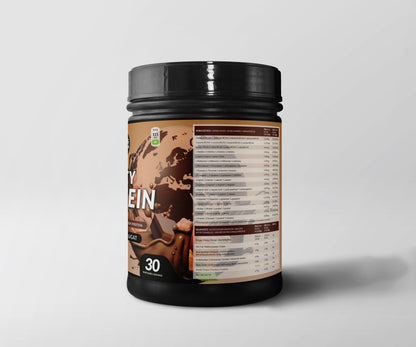 Whey Proteine Haselnuss Nugat